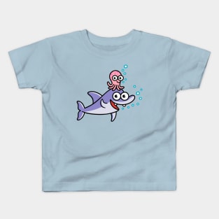 Little Dolphin and Friend Kids T-Shirt